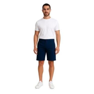 Imagem de Bermuda Sarja Básica Masculina Adulto-Masculino