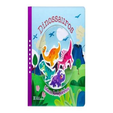 Imagem de Livro - Dinossauros (livro + 4 personagens de madeira) - Melhoramentos