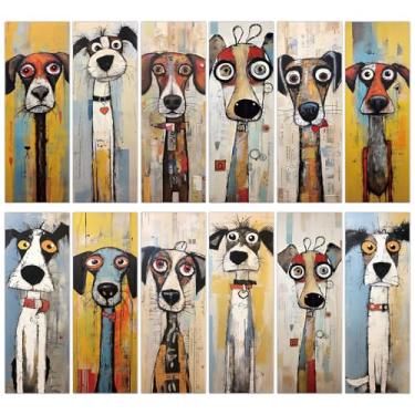 Imagem de Wxiben Marcadores de livro engraçados para cães – 120 peças de marcadores de papel para animais de estimação, marcadores de página de animais de estimação, clipe para mulheres, homens, estudantes