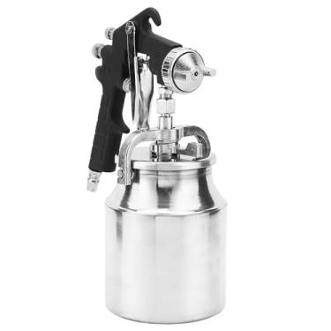 Imagem de KIMISS Pistola Pneumática PQ-2 - Pulverizador Automotivo da Pintura do Carro do Ar de 2.0mm Com Capacidade 1000ml, Ideal para Tintas de Látex e