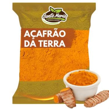 Imagem de Açafrao (Cúrcuma) Pó 100% pura Curcumina 2% 1kg - Santa Maria Alimentos (1Kg)