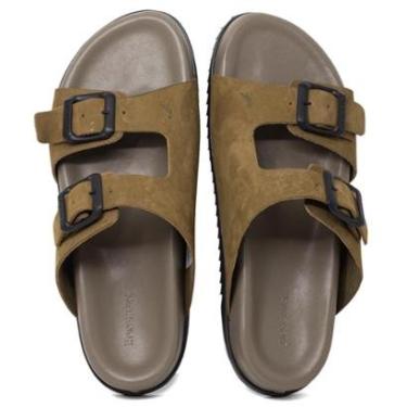 Imagem de Sandália Masculina Reserva Go Casual Sambô Tiras em Couro Confortável 751930002-Masculino