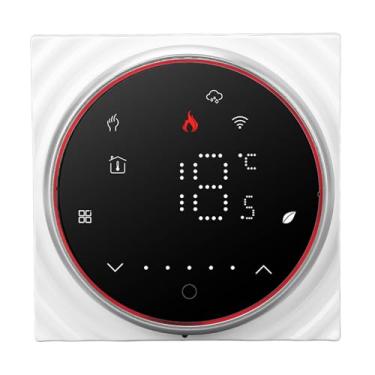 Imagem de Acouto Termostato Doméstico Com Controlador de Aquecimento Programável Com Display LED para 95-240V (Preto)