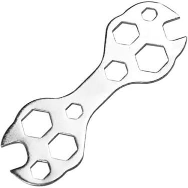 Imagem de Chave de Boca Rosca Roda Bicicleta Ferramenta 10 em 1 Bike Ciclista Remover Apertar Parafusos Porca