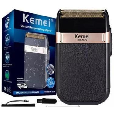 Imagem de Barbeador Kemei 2024: Rosto Liso em Minutos