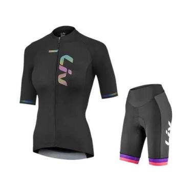 Imagem de Camisas De Ciclismo Femininas De Verão Respiráveis E De Secagem Rápida
