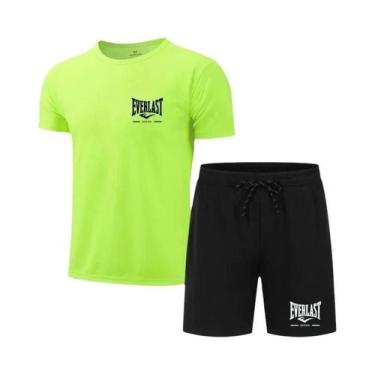 Imagem de Conjunto De Fitness Respirável Para Homens EVERLAST, Roupas Esportivas
