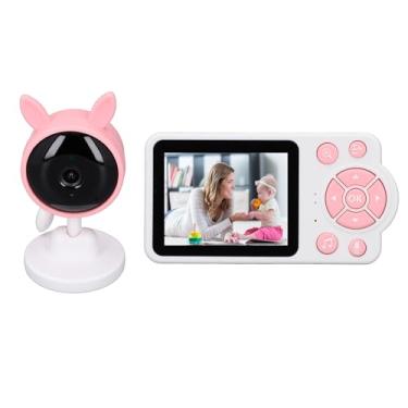 Imagem de TOPINCN Câmera Sem Fio do bebê, Monitor Video do bebê Sem Wifi Visão Noturna Tela Lcd Portátil Monitor da Câmera Sensor de Alarme (plugue da ue)