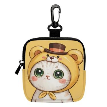 Imagem de Porta-chaves mini porta-moedas, bolsa multifuncional para chaves, moedas, fone de ouvido, batom 2, LCS multicolorido 28787, Tendência