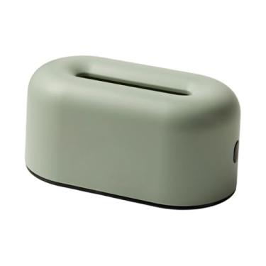 Imagem de Bothyi Porta-lenços organizador elegante e antiderrapante estilo nórdico, dispensador de papel higiênico para banheiro, cozinha, quarto e hotel, Verde