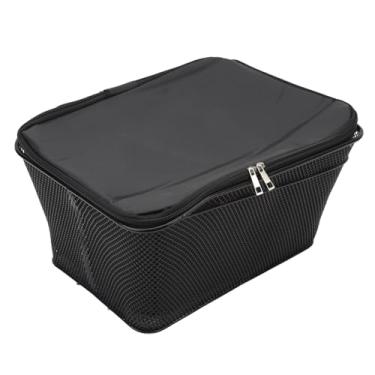 Imagem de Cosiki Cesta de Bicicleta Traseira à Prova D'água 20L Capacidade 20kg Saco de Armazenamento de Rack de Rolamento para Entusiastas do Ciclismo