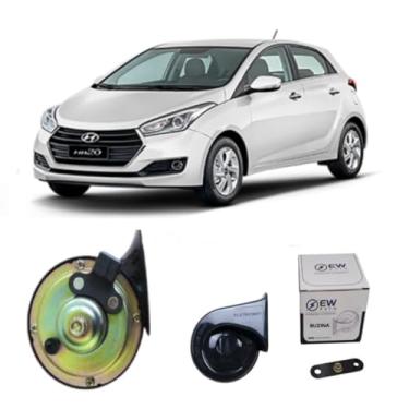 Imagem de BUZINA AUTOMOTIVA CARACOL COM CONECTOR 2 PINOS (UNITÁRIA) PARA HB20 2012 >2015 - TIGER AUTO