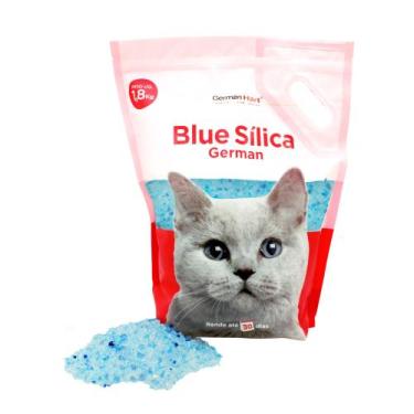 Imagem de Areia Sanitária Pet Gato Cristais Blue Sílica Normal 1,8kg - GERMANHAR