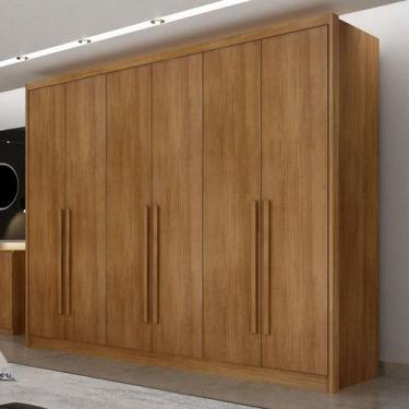 Imagem de Guarda Roupa Casal Ambiente Bandeira 6 Portas 8 Gavetas Cumaru 23  Nov