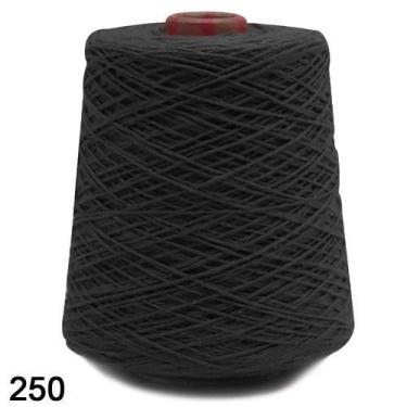 Imagem de Barbante EuroRoma 600g Fio 4 Cor 250 Preto - 915 Metros