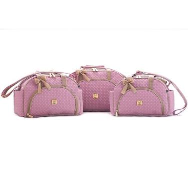 Imagem de Conjunto Kit Bolsas Maternidade Bebe Menina Menino Enxoval Miellu - Li
