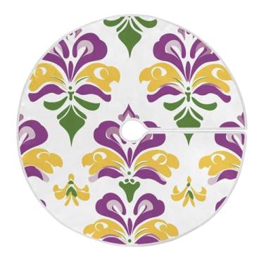 Imagem de ATTX Saia para árvore de carnaval de 90 cm – decoração festiva para festas de ano novo e carnaval #81