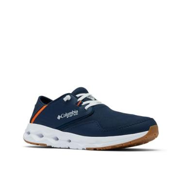 Imagem de Columbia Sapato náutico masculino casual, Azul-marinho universitário/laranja faísca, 40
