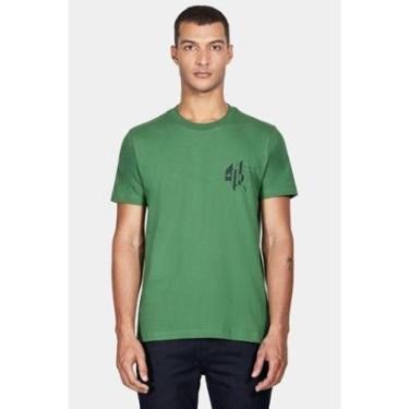 Imagem de Camiseta Aramis Manga Curta Linha Geométricas Verde Bandeira-Masculino