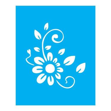 Imagem de Stencil Tamako Floral - 20X25Cm - Ref B560