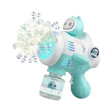 Imagem de Pistola De Bolhas Elétrica De Unicórnio Para Crianças, Soprador Automá