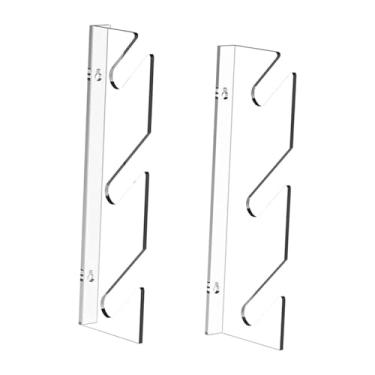 Imagem de Generic Suporte de parede para skate, organizador de skate, suporte transparente de 3 níveis para longboard, ideal para casa e garagem.
