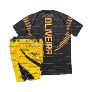 Imagem de Conjunto De Shorts De Luta Respirável Para Homens UFC Charles Oliveira