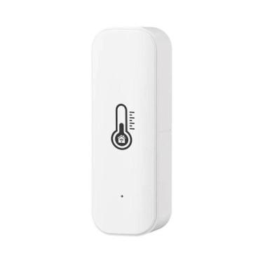 Imagem de Sensor De Temperatura E Umidade WiFi Para Uso Interno E Externo Tuya À