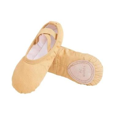 Imagem de Sapatos De Dança Em Lona Para Meninas E Mulheres, Sola Macia, Sapatos 