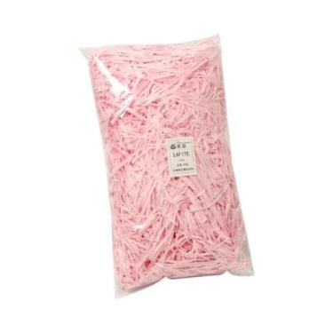 Imagem de Papel Colorido Em Flocos 100g Confete De Raffia Para Preencher Caixas 