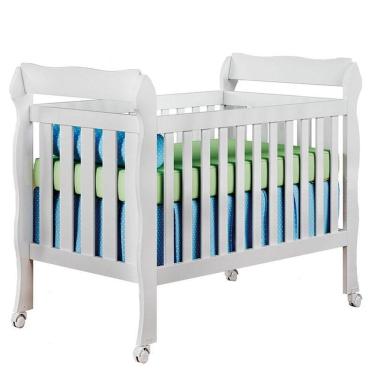 Imagem de Berço Americano Lila Branco Brilho - Carolina Móveis