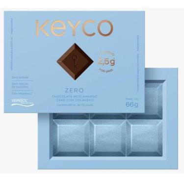 Imagem de Colágeno de Chocolate Keyco Zero Açucar com 2,5g de Verisol  Vitamina 