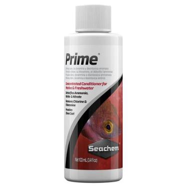 Imagem de Prime Seachem 100 Ml - Condicionador Remove Cloro, Amônia - Seachen