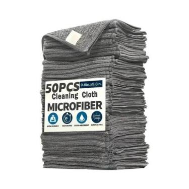 Imagem de Panos De Limpeza De Microfibra Duráveis E Absorventes, Sem Pelos, Reut