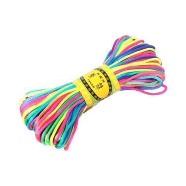 Imagem de Corda De Macramê De Seda Satinada Macia De 2mm 20m, Nylon Kumihimo Par