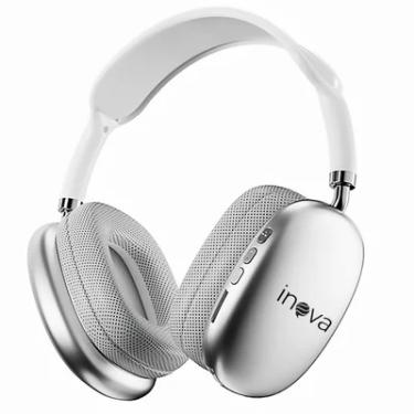 Imagem de Fone De Ouvido Sem Fio Bluetooth Headset Branco