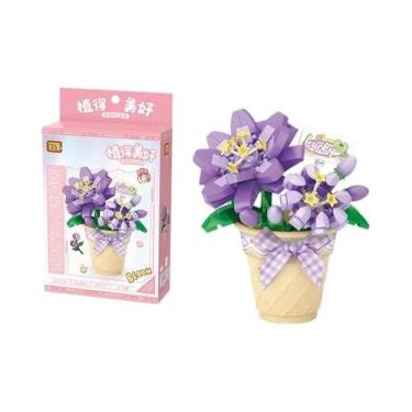 Imagem de Blocos De Montar LOZ: Cacto Suculento Menina - Brinquedo De Montagem D