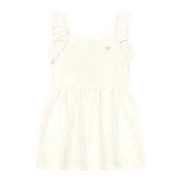 Imagem de Vestido infantil menina em cotton texturizado Brandili-Feminino