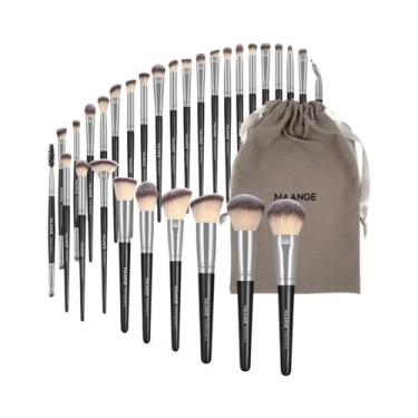 Imagem de Conjunto De 30 Pincéis De Maquiagem Profissionais Para Base, Corretivo