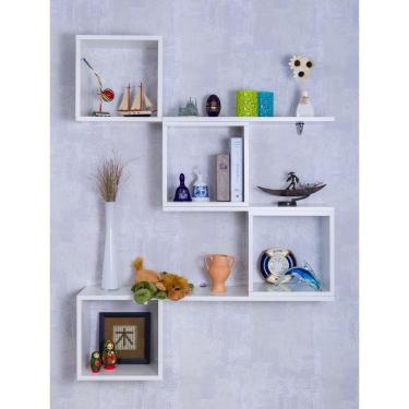Imagem de Kit Com 4 Nichos E 3 Prateleiras - Linha Mdf