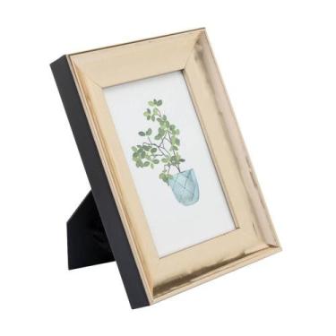 Imagem de Porta-Retrato Wolff Nobreza 13cm x 18cm Dourado Poliestireno