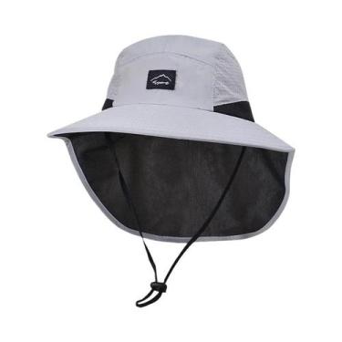 Imagem de Chapéu De Pescador Unissex Com Aba Larga, Secagem Rápida, Respirável, 