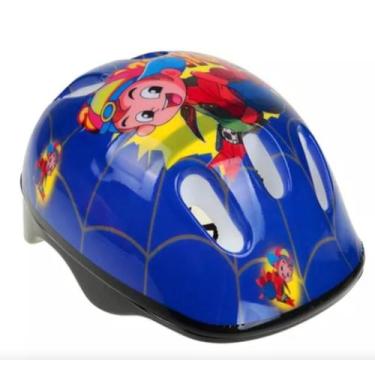 Imagem de Capacete Infantil Bike Skate Patins Patinete C/ Regulagem - Zein, Azul