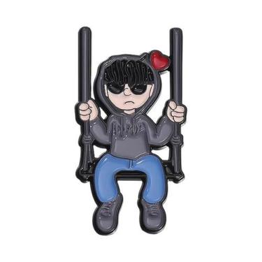 Imagem de Clipe De Chapéu Mexicano Com Águia Esmaltada, Pin De Metal Para Boné D