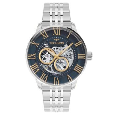 Imagem de Relógio Technos Masculino Automatico Prata - G3265as-1a G3265as-1a