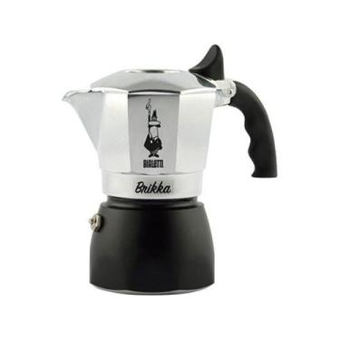 Imagem de Bialetti Brikka Cafeteira de alumínio para fogão (4 xícaras)