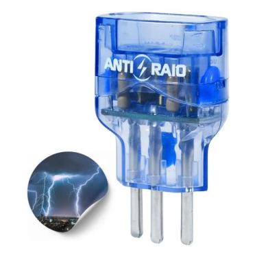 Imagem de Protetor Elétrico Tomada DPS Anti Raio Embrastec  Proteção Contra Surt