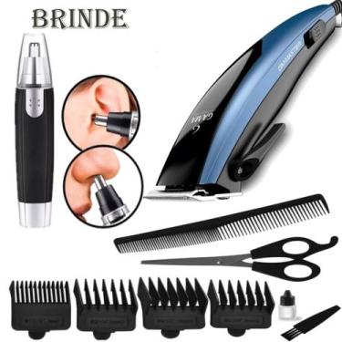 Imagem de Cortador De Cabelo Gama Italy Profissional 9 Acessorios Magnetic 7w Ma