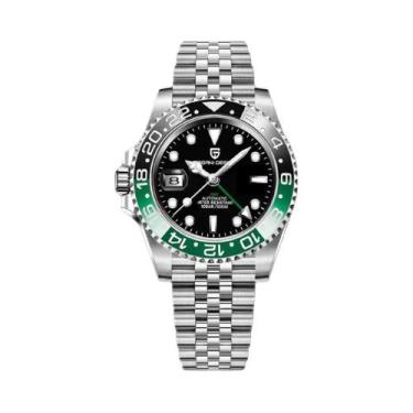 Imagem de Relógio Automático Mecânico GMT De Aço Inoxidável 40mm Para Homens 100
