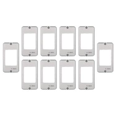 Imagem de 10 Placas Alumínio Polido P/ Condulete 3/4 Pol. Tramontina